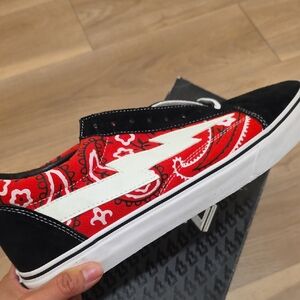 Revenge x Storm Classic Black and White Sneakers